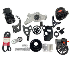 BB Chevy Serpentine Pulley Kit - Alternator AC PS | Victory Series