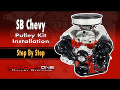 SB Chevy Serpentine Pulley Kit - Alternator, AC, Power Steering | Victory Series