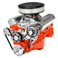 Concept One Pulley Systems: Chevy Small Block Victory Series Kit with Alternator, front view angle